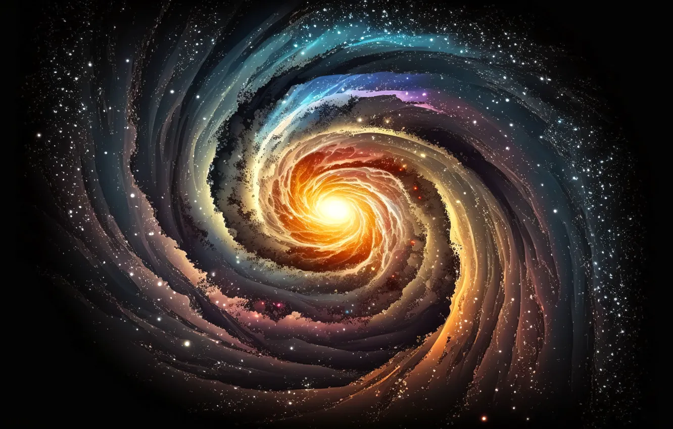 Photo wallpaper Galaxy, The universe, Planet, Planets, Stardust, Stars, Stars, Universe