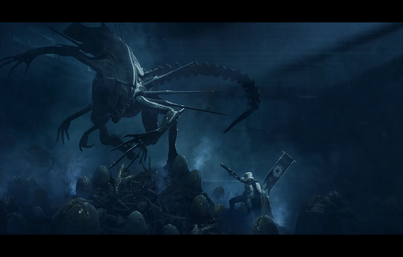 Photo wallpaper aliens, Stormtroopers