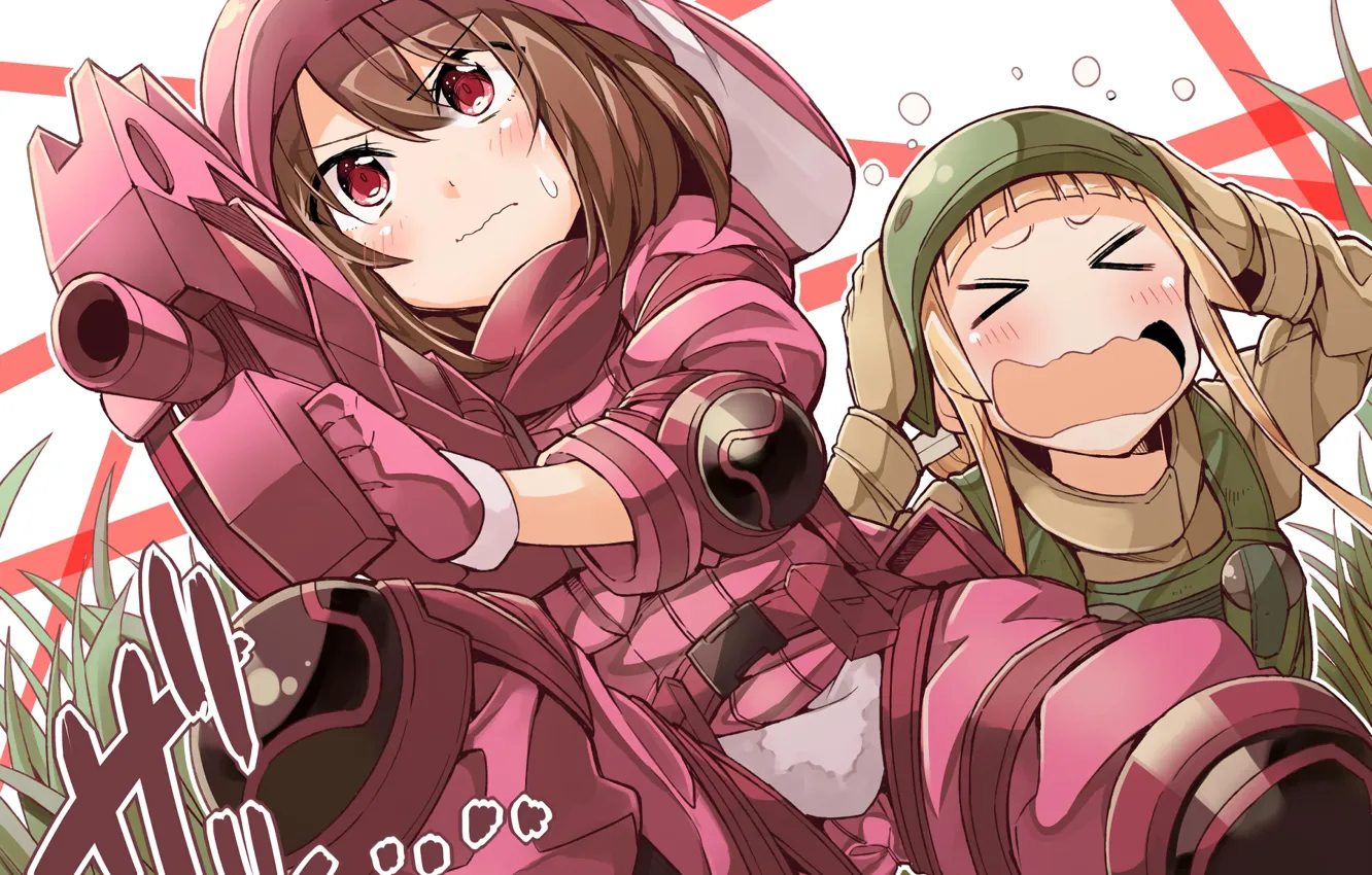 Photo wallpaper weapons, girl, sword art online, Sword Art Online 3