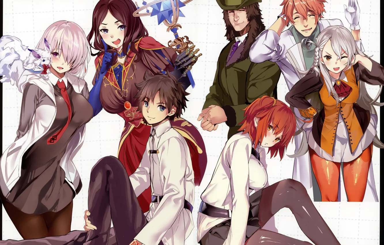 Photo wallpaper characters, Fate / Grand Order, The destiny of a great campaign