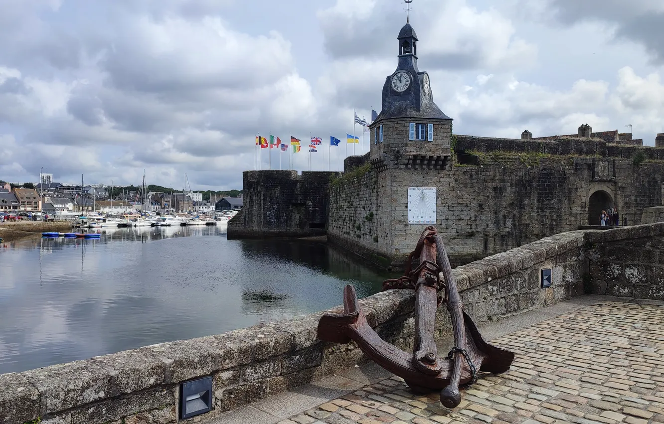 Photo wallpaper France, Bretagne, Concarneaux