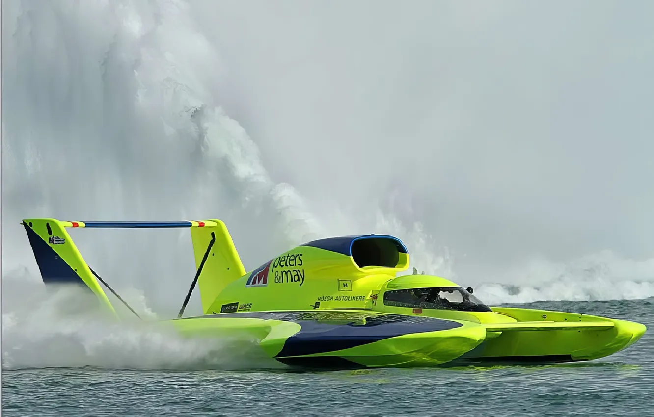 Photo wallpaper race, boat, speed