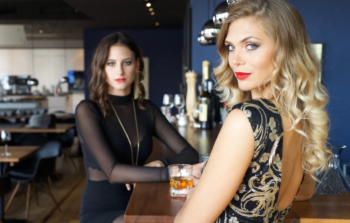 Photo wallpaper look, style, background, model, makeup, Delfina, Madita