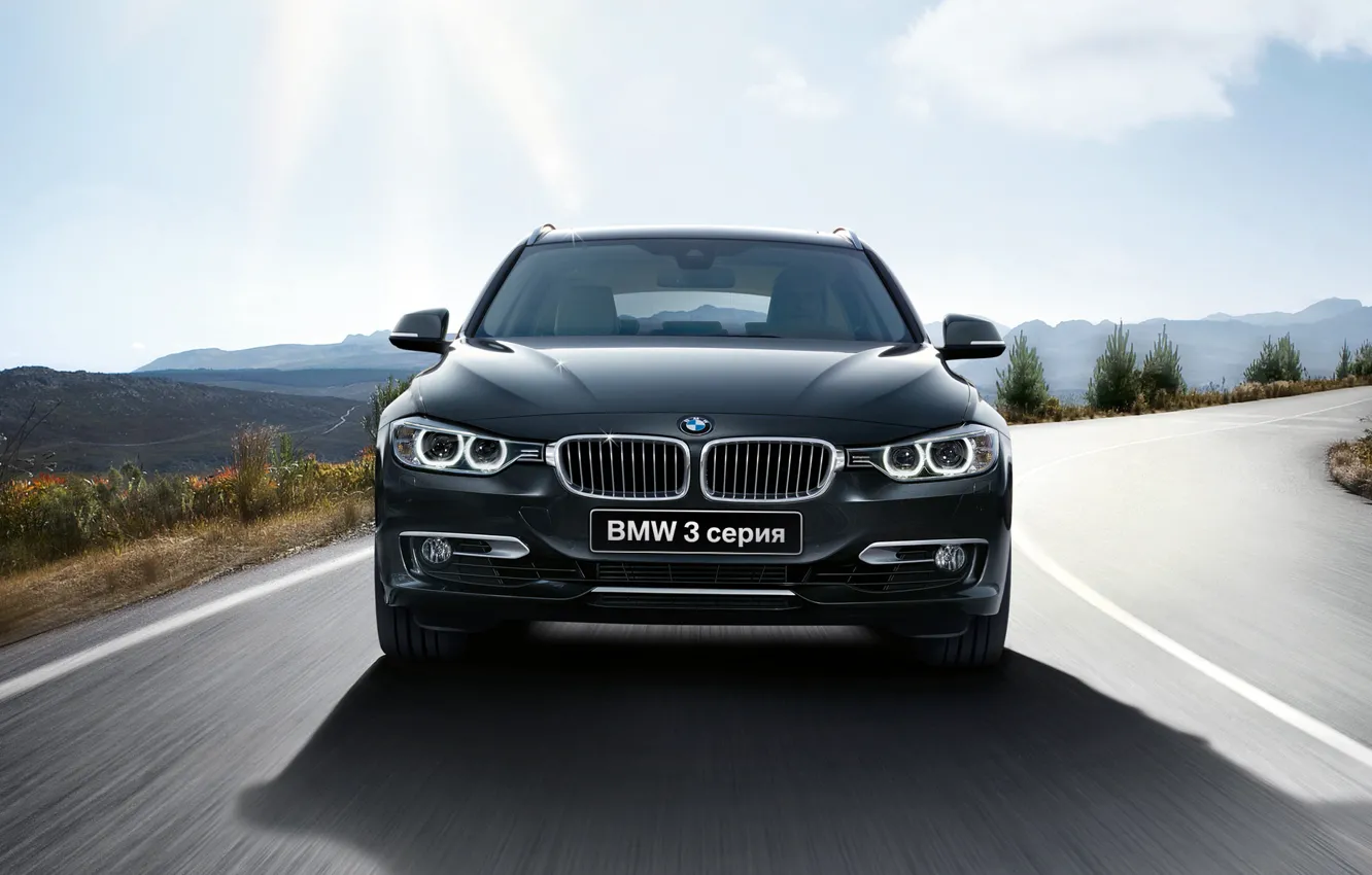 Photo wallpaper BMW, BMW, 3 series, Touring, touring, 2015