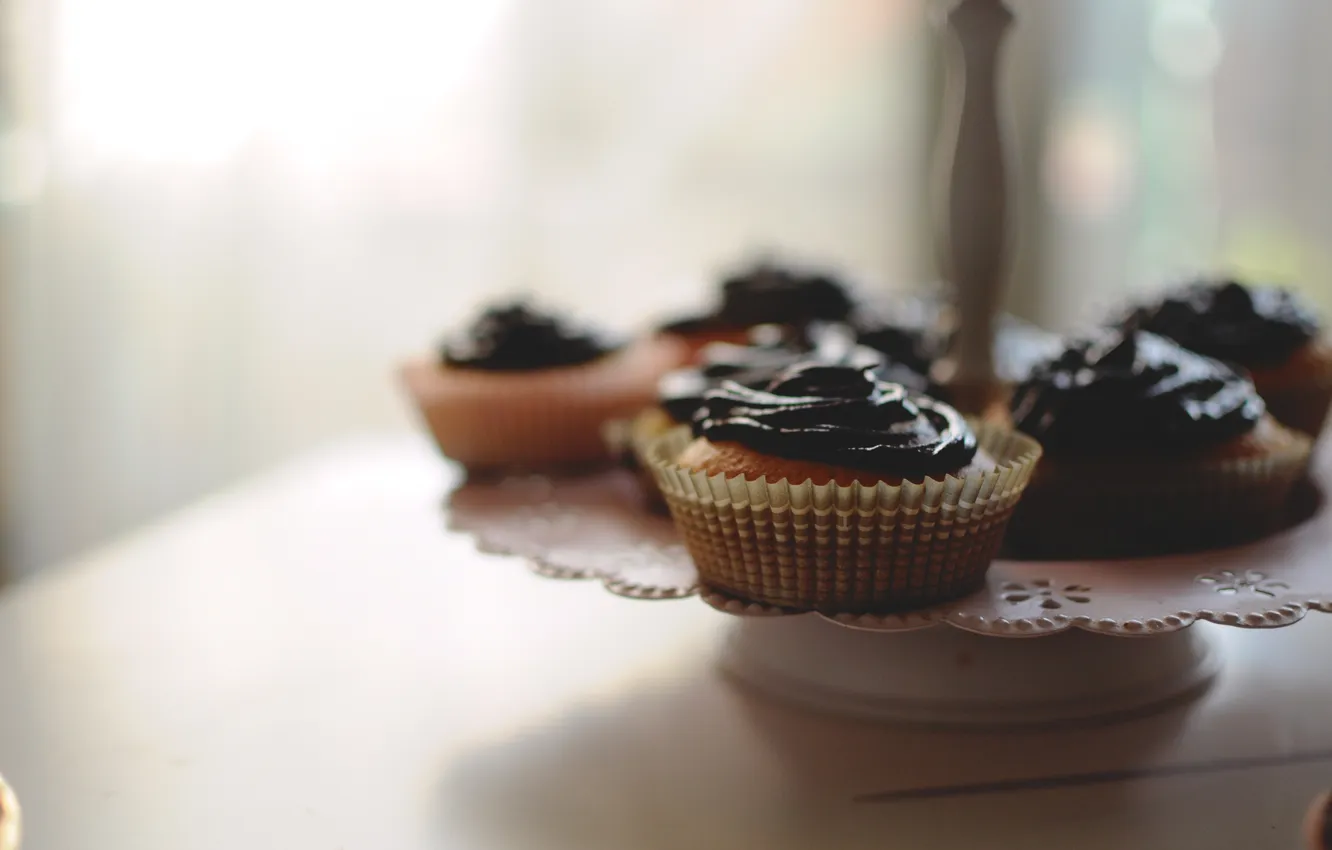 Photo wallpaper dessert, cakes, cupcakes