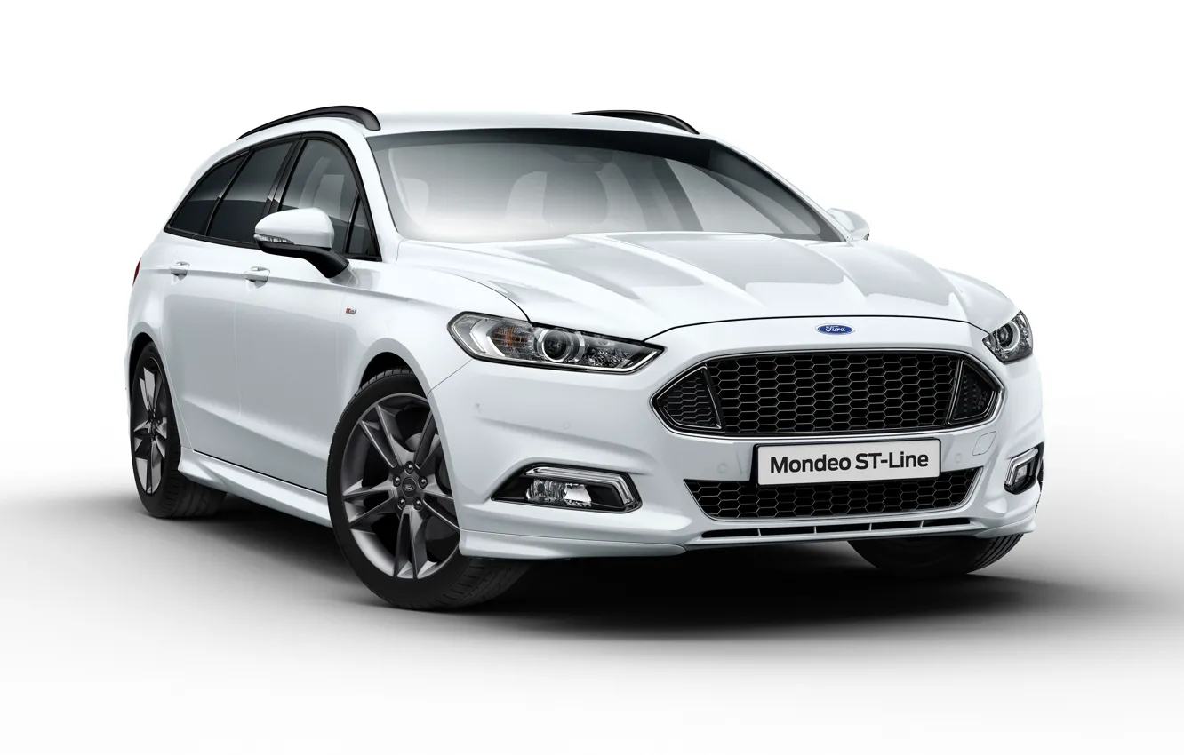 Photo wallpaper Ford, white background, Ford, Mondeo, Mondeo