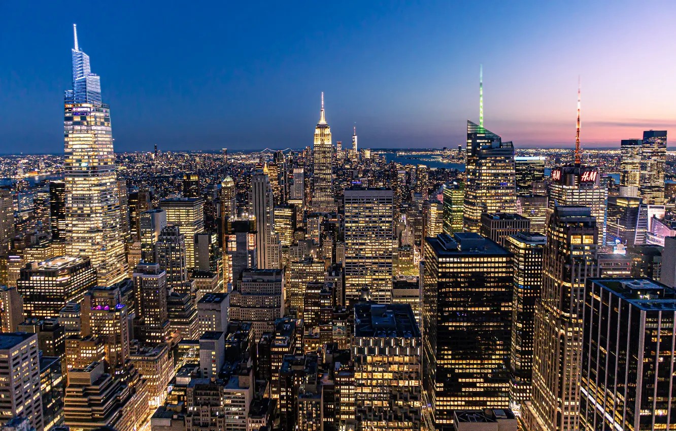 Photo wallpaper United States, New York, Midtown Manhattan