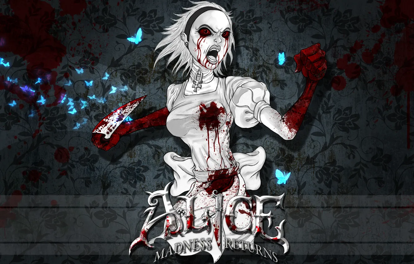 Photo wallpaper madness, Alice, Alice Madness Returns, Returns