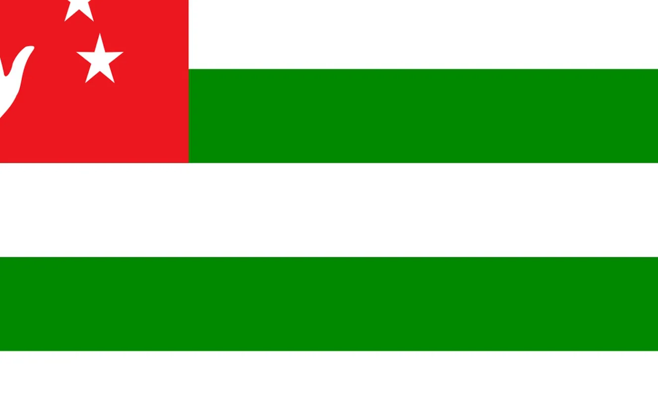 Photo wallpaper Flag, Wallpaper, Abkhazia, The Flag Of Abkhazia