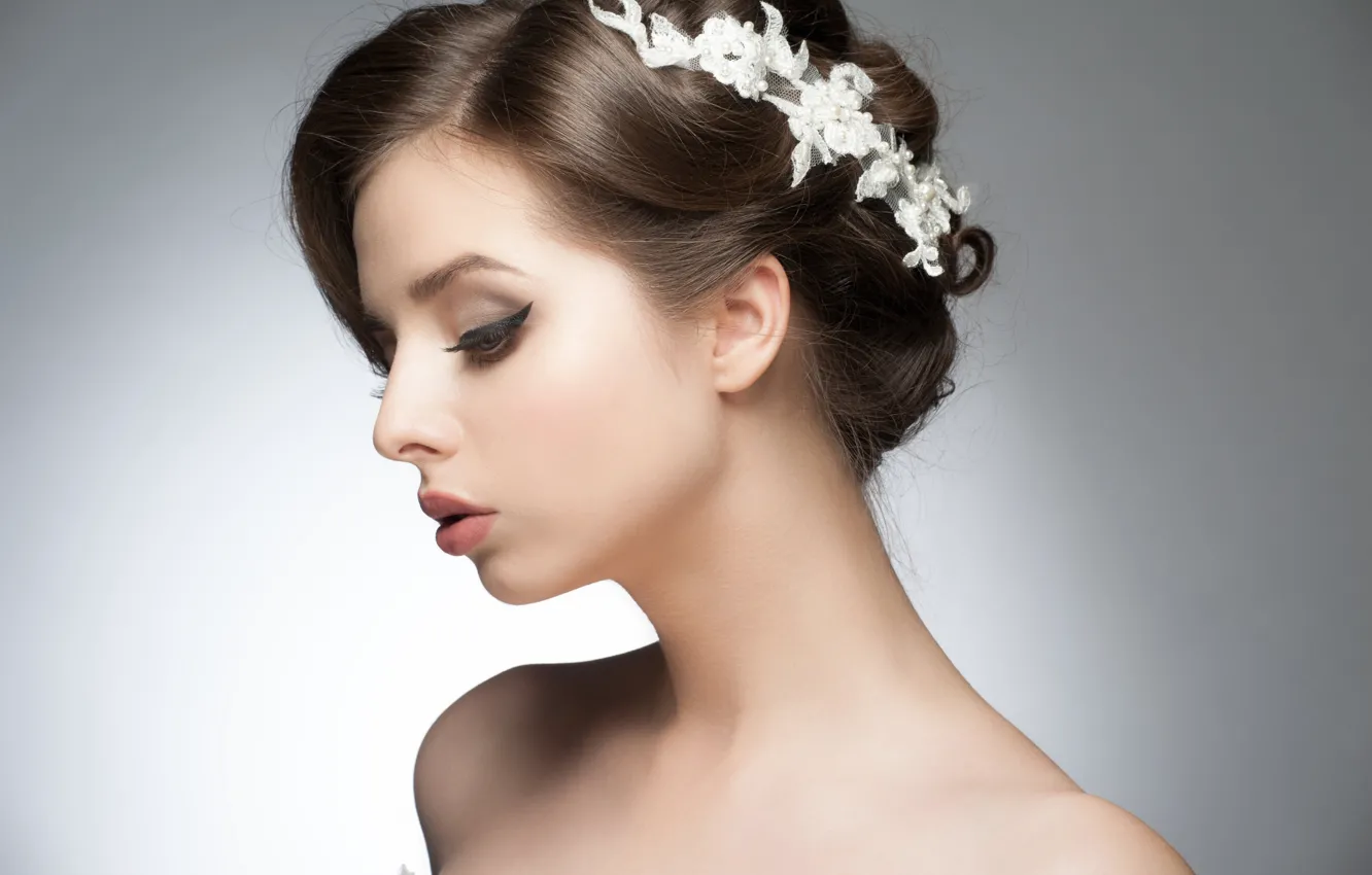 Photo wallpaper girl, sexy, eyes, smile, beautiful, model, pretty, beauty