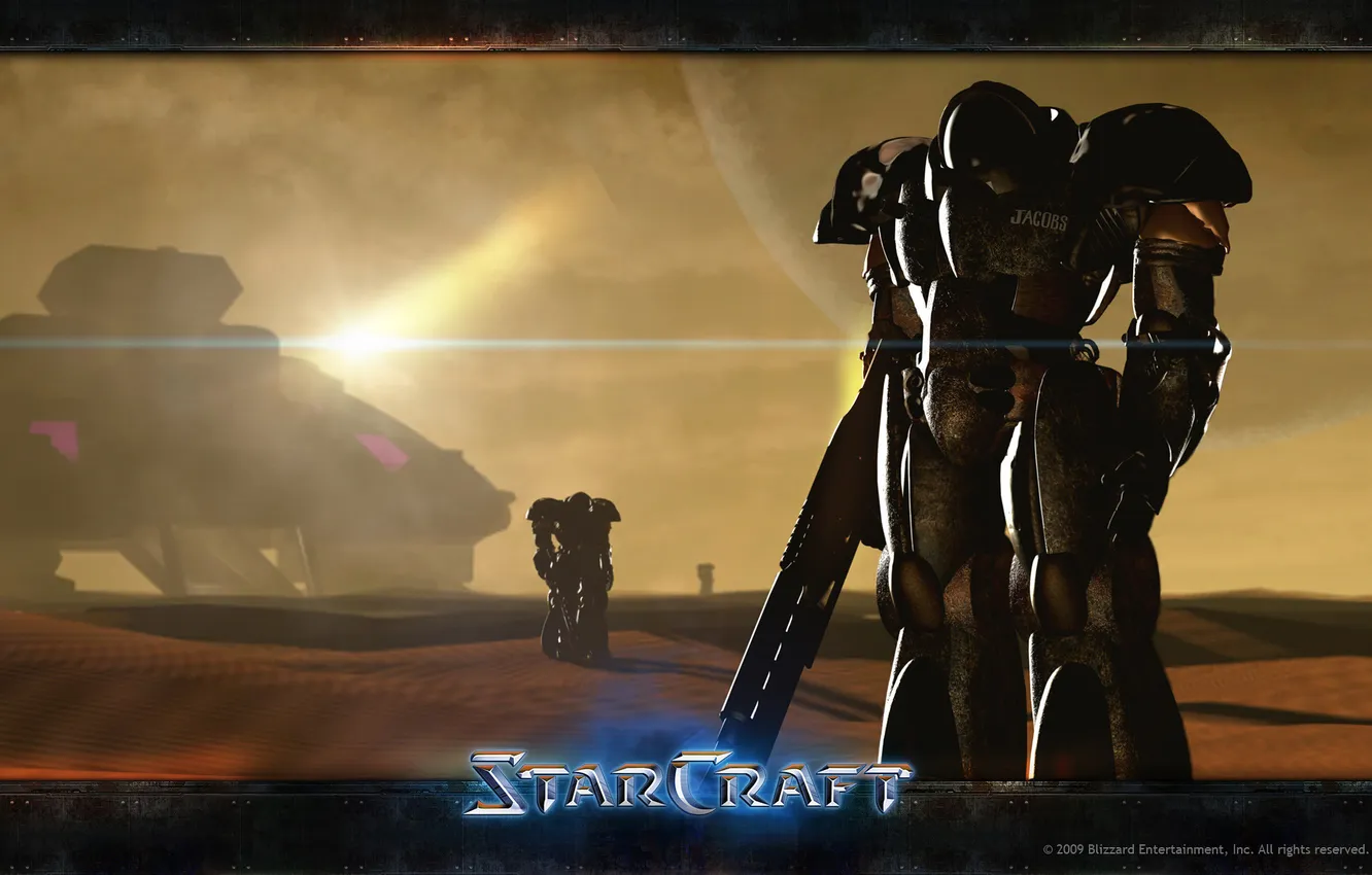 Photo wallpaper starcraft, blizzard, StarCraft, Terran