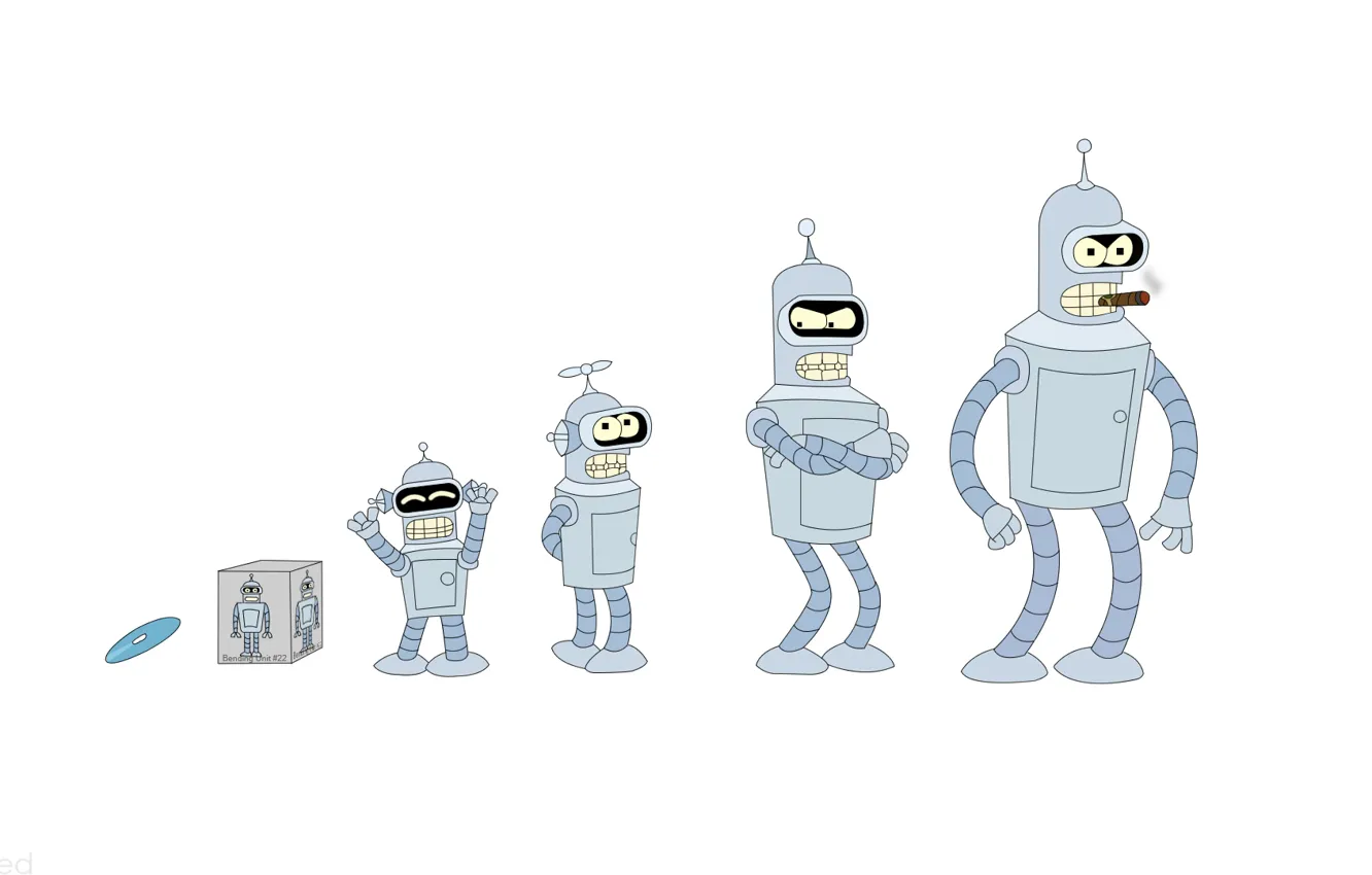 Photo wallpaper Futurama, Futurama, Bender Bendering Rodriguez, A Bender Bender Rodriguez