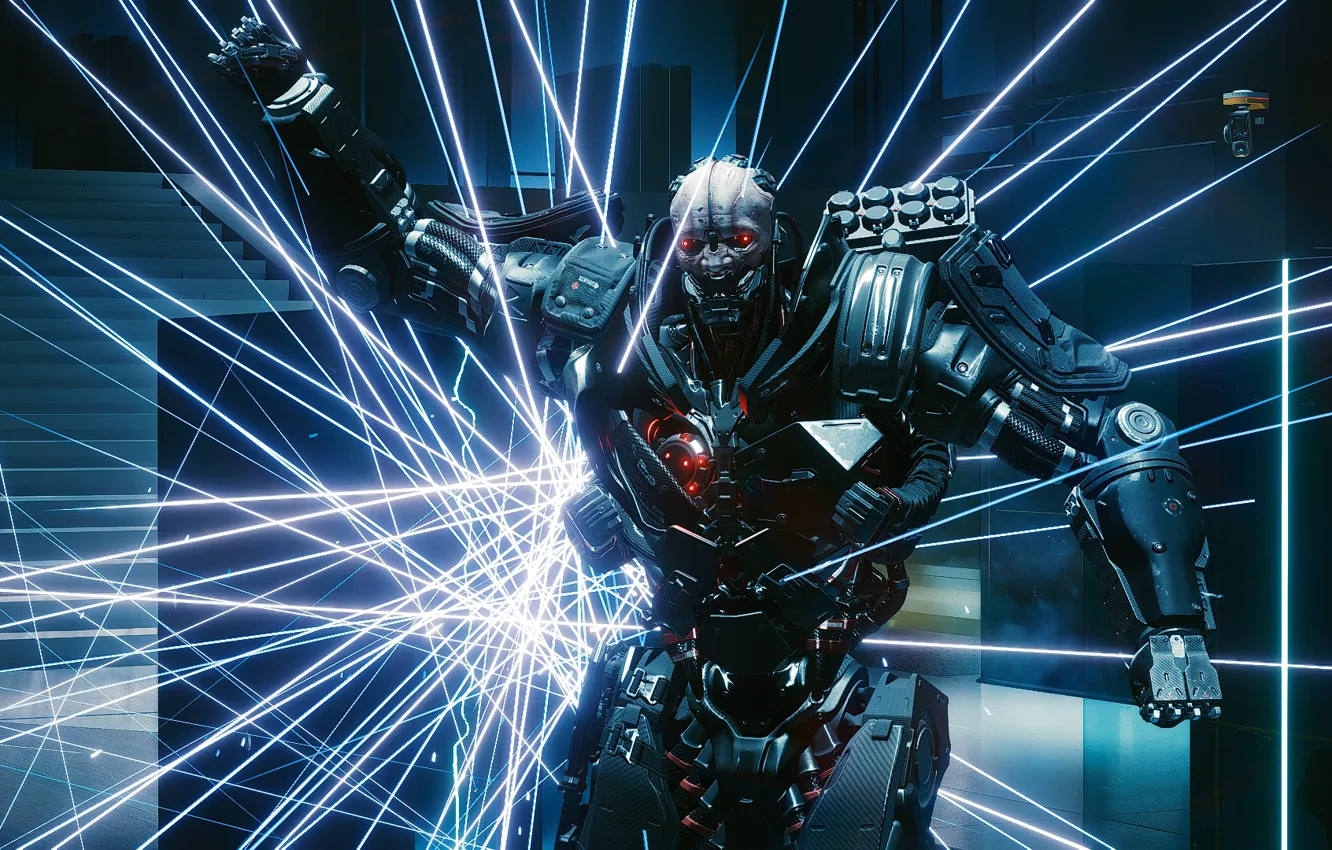 Photo wallpaper cd project red, cyberpunk 2077, Arasaka, Adam Smasher