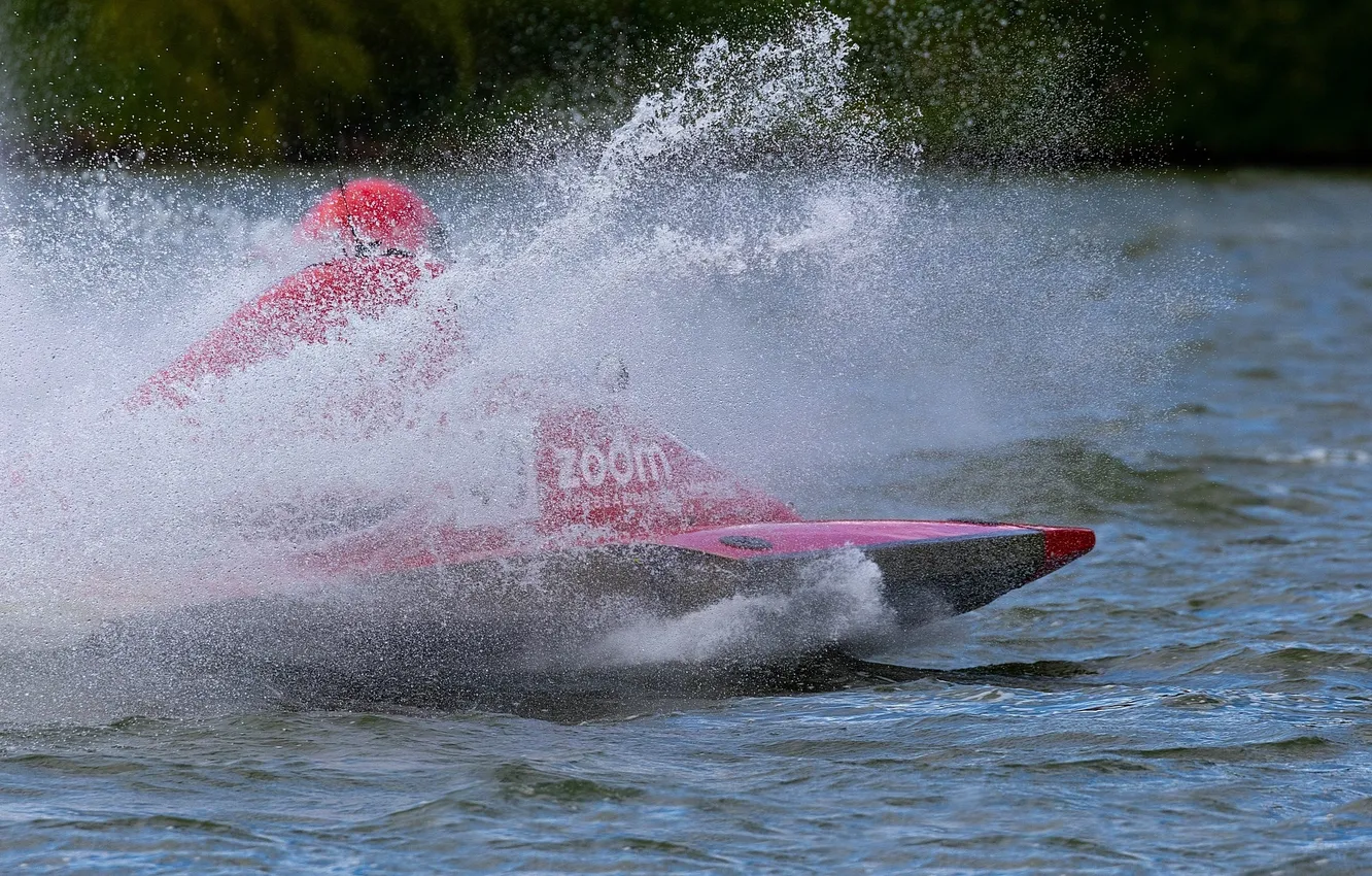Photo wallpaper race, boat, speed