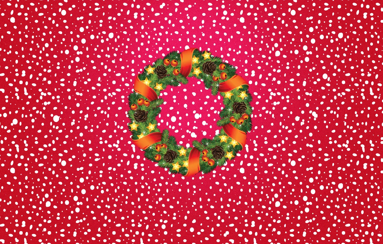 Photo wallpaper winter, snow, background, mood, holiday, new year, minimalism, Christmas