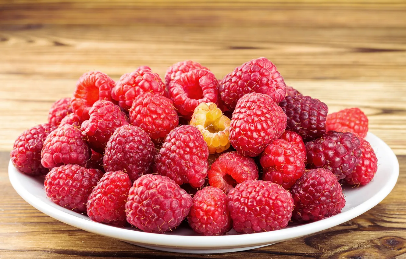 Photo wallpaper berries, raspberry, raspberry