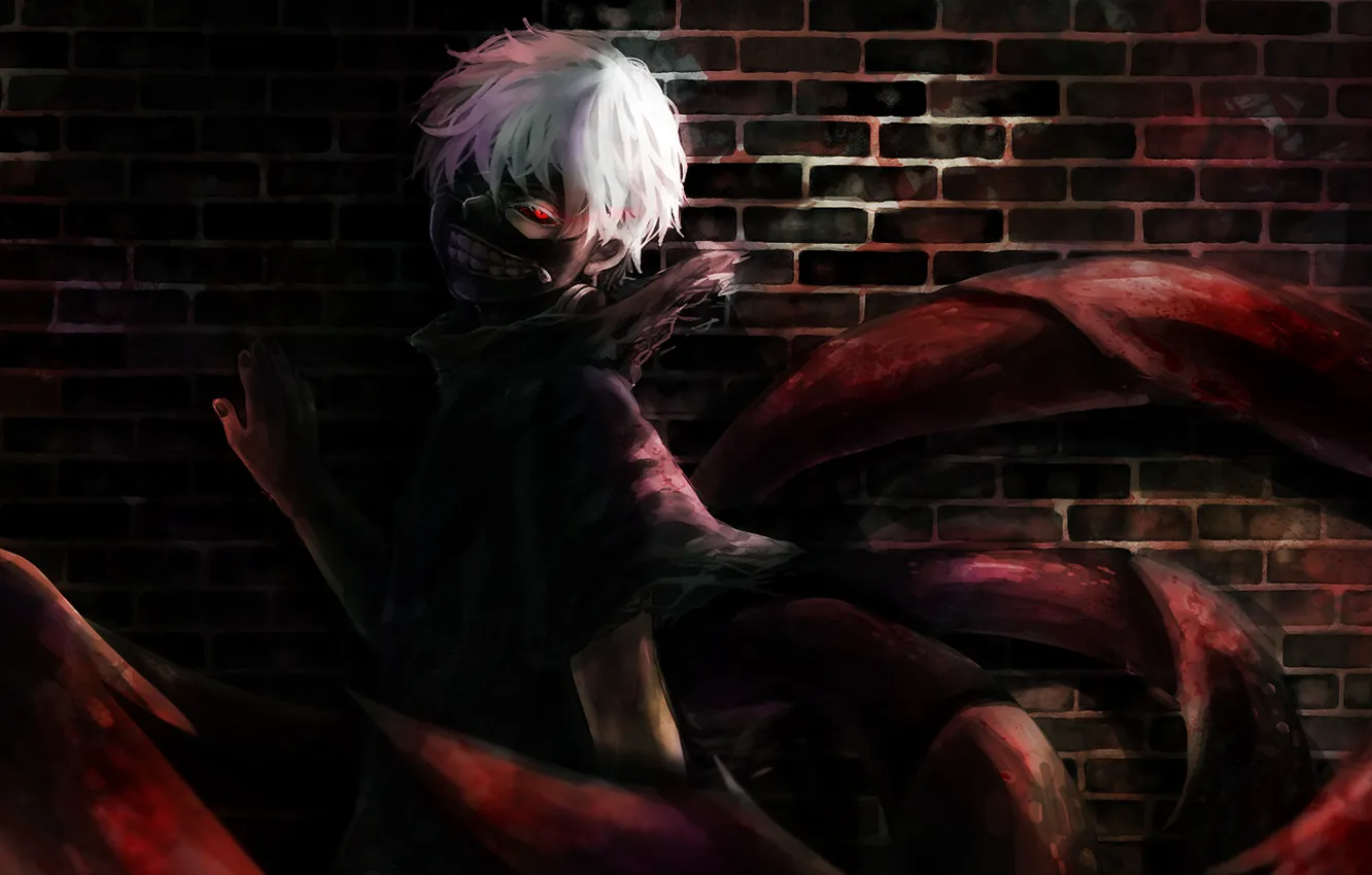 Photo wallpaper mask, Tokyo ghoul, tokyo ghoul, Ken kanek