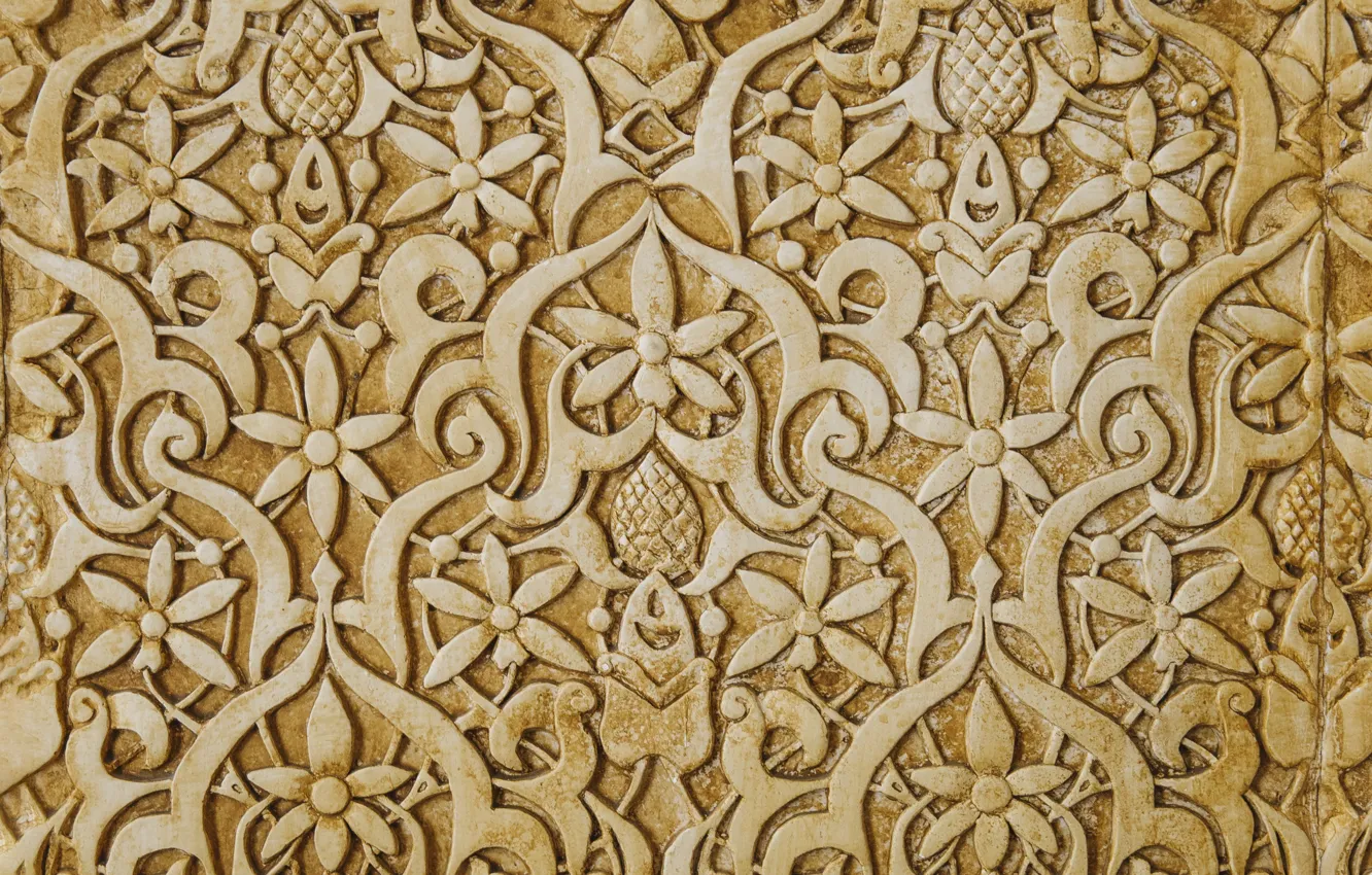 Photo wallpaper background, wall, pattern, ornament, vintage, pattern, East, arab
