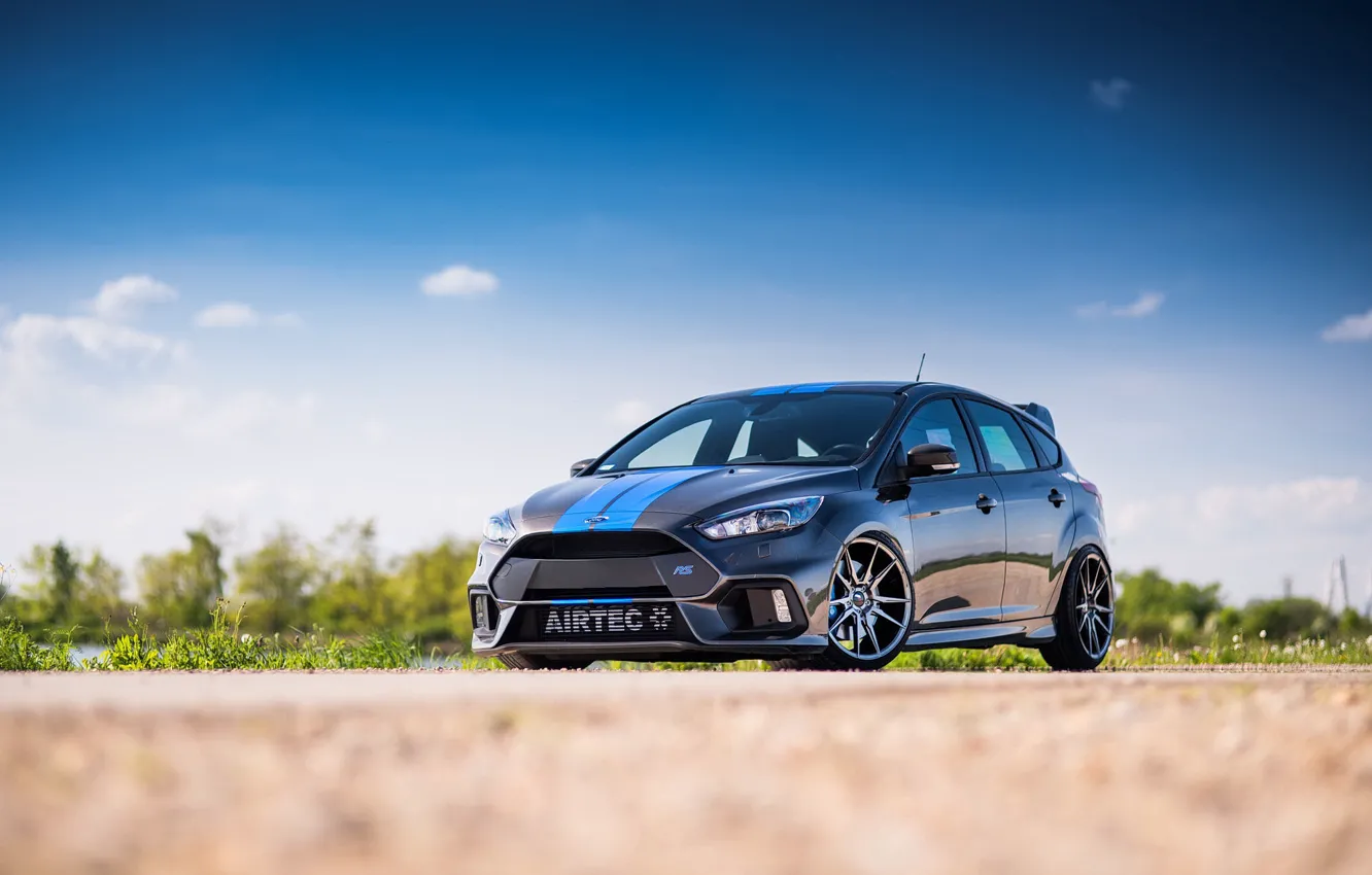 Photo wallpaper Ford, Focus, Blue, 2017, airtec