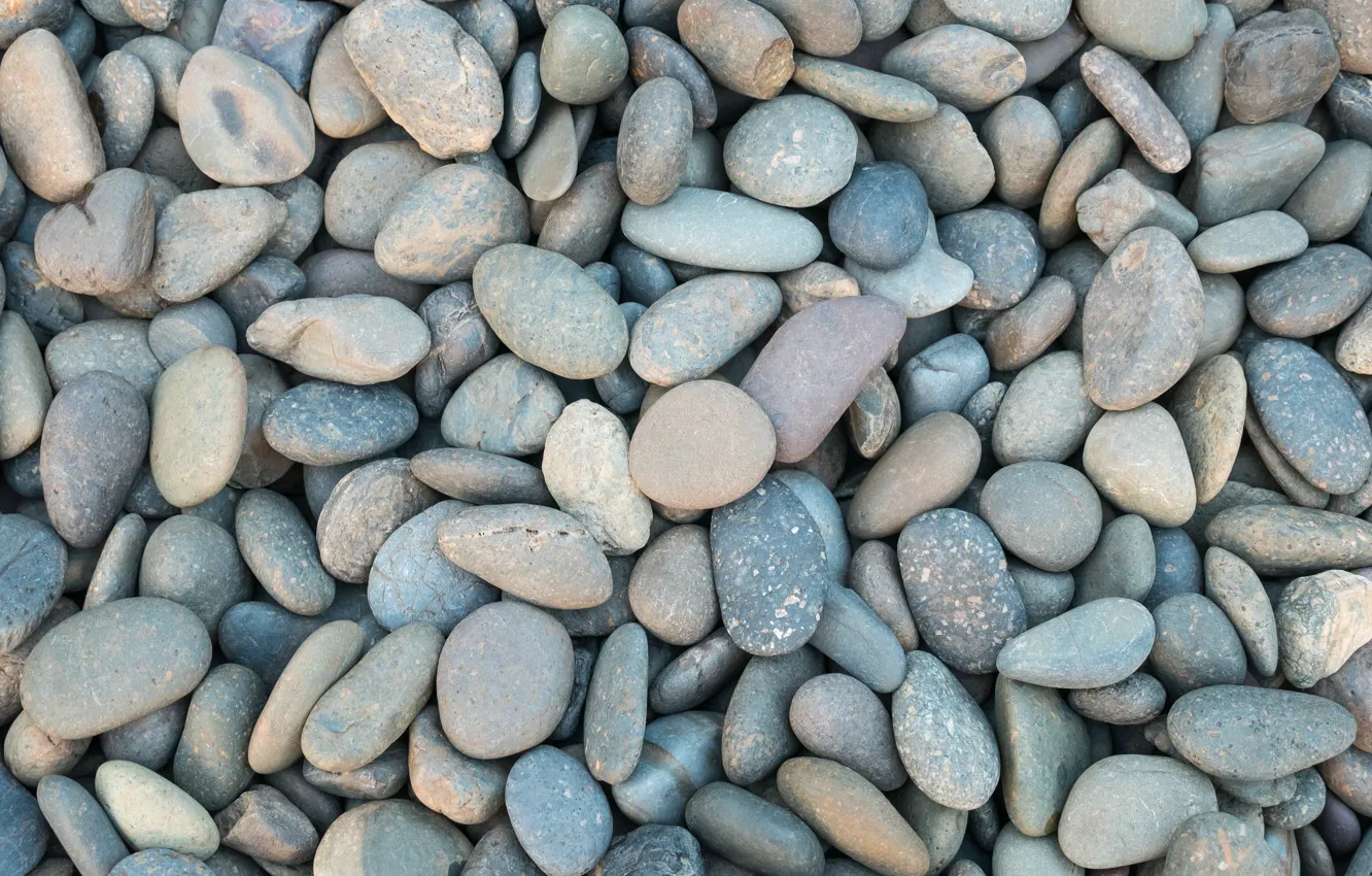 Photo wallpaper beach, stones, background, beach, texture, marine, sea, pebbles