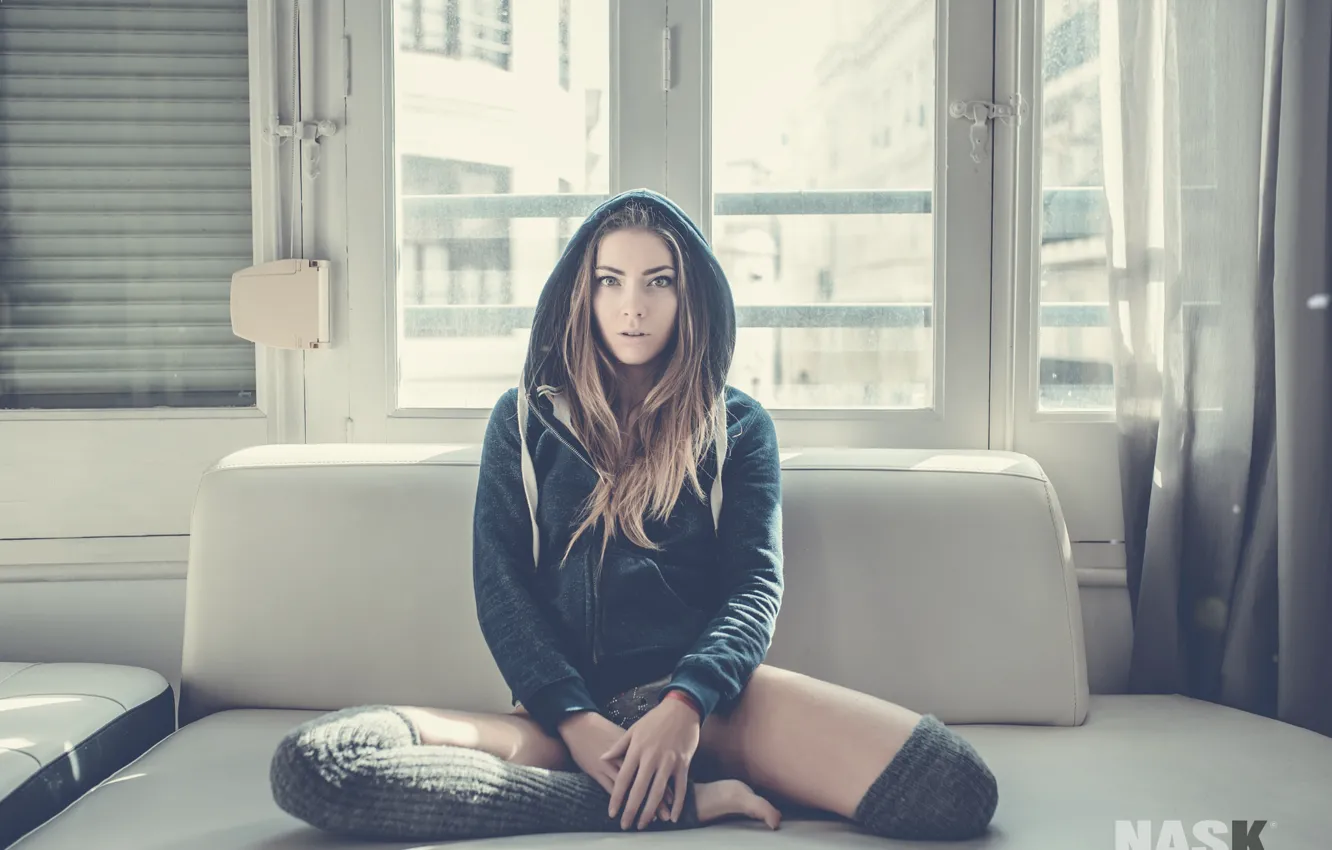 Photo wallpaper girl, photographer, hood, girl, Golf, photography, photographer, Nask To