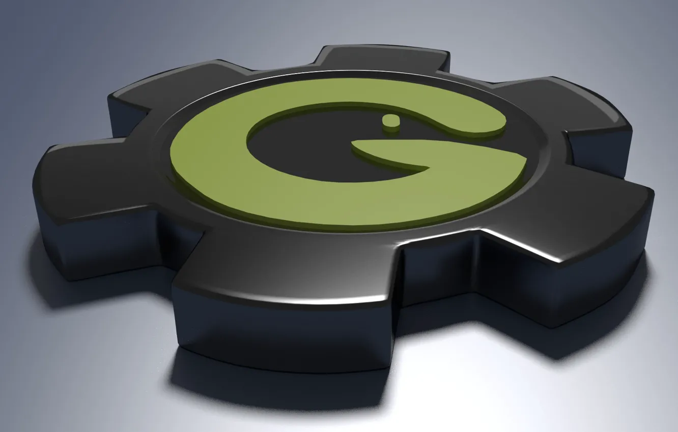 Photo wallpaper rendering, graphics, figure, gear