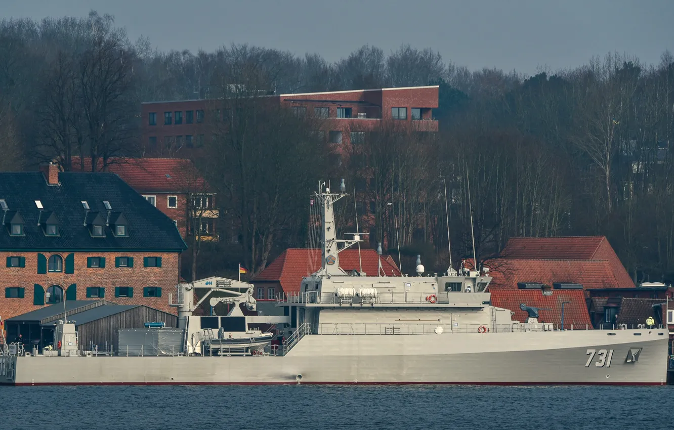 Photo wallpaper Germany, The Navy of Indonesia, Visit, Pulau Fanildo, minzag
