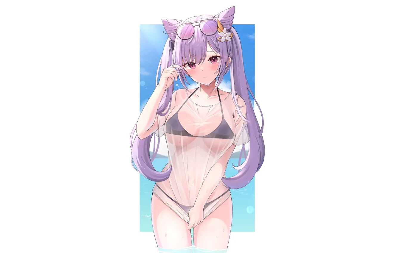 Photo wallpaper kawaii, girl, sexy, anime, pretty, babe, cute, bikini