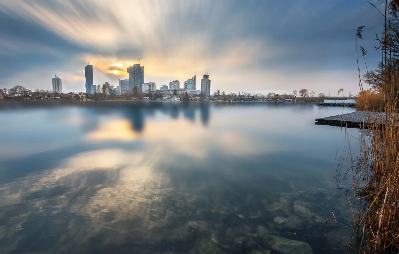 Photo wallpaper water, Austria, Vienna