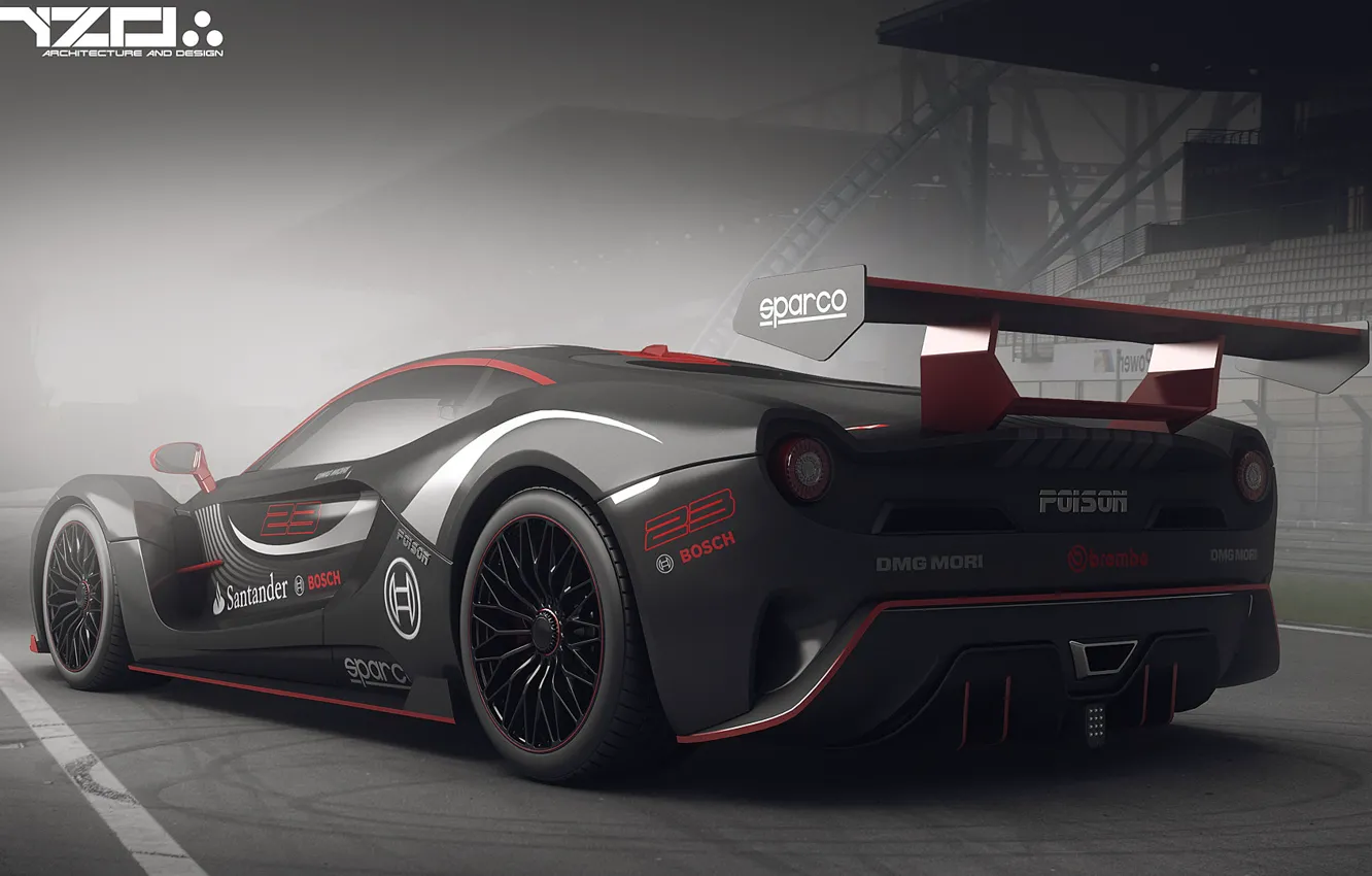 Photo wallpaper car, back, Poison, because concept