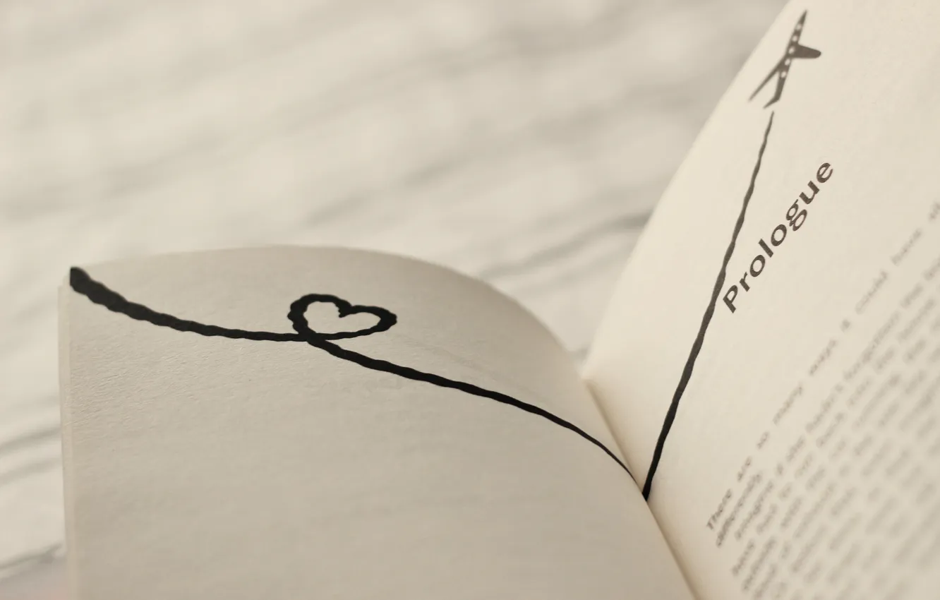 Photo wallpaper book, page, Prologue