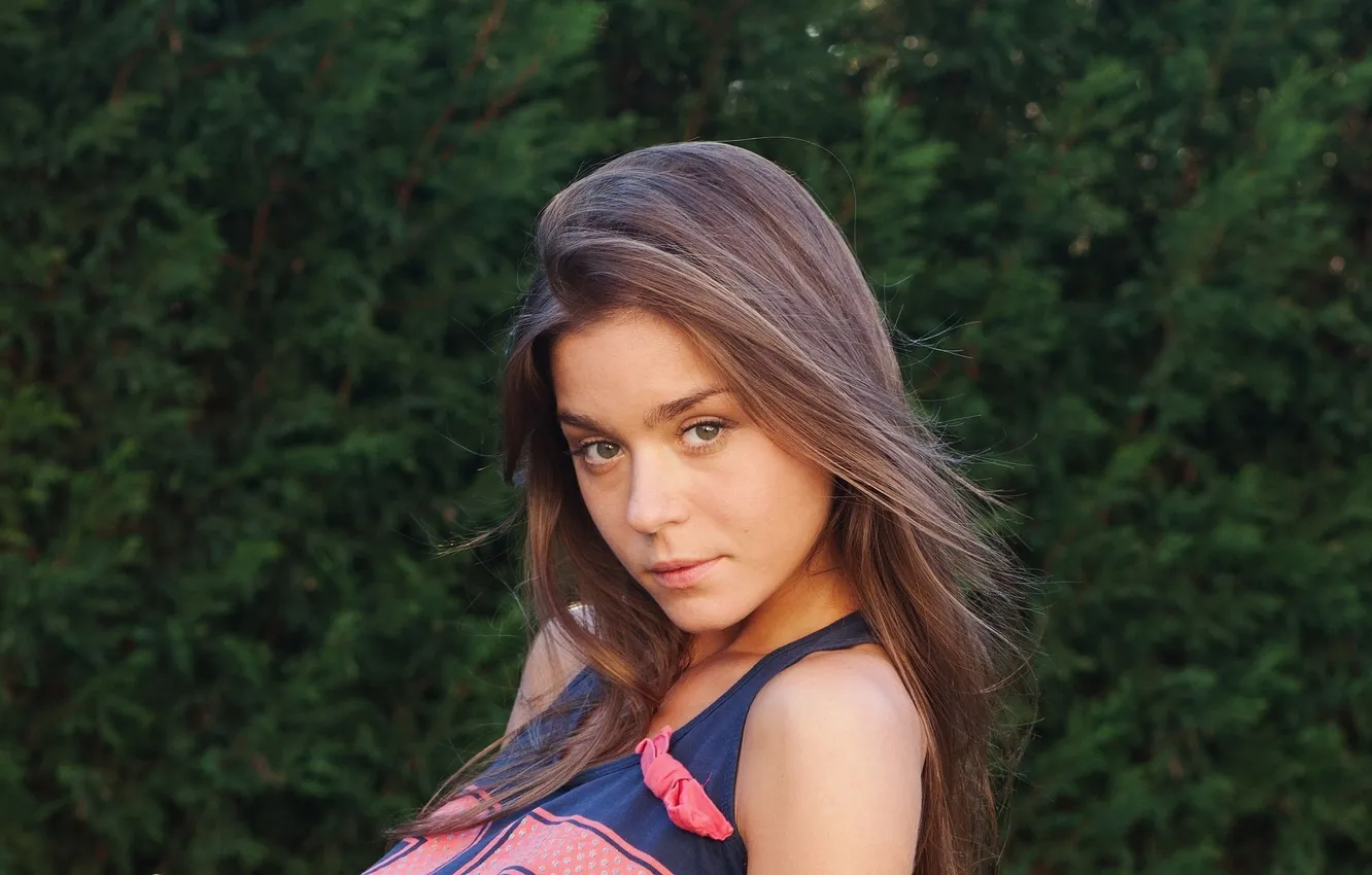 Photo wallpaper girl, model, brown hair, Lily C, Raisa, Natalia E