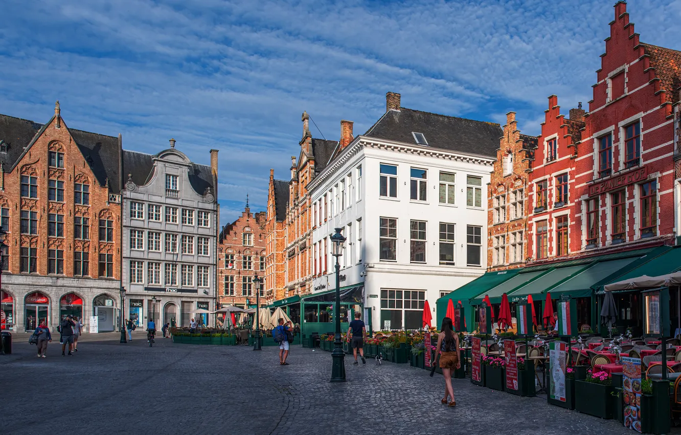 Photo wallpaper building, area, Belgium, Bruges