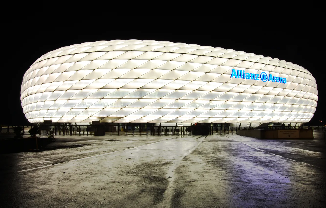 Photo wallpaper Germany, Munich, Germany, stadium, Stadium, Allianz Arena, Allianz Arena