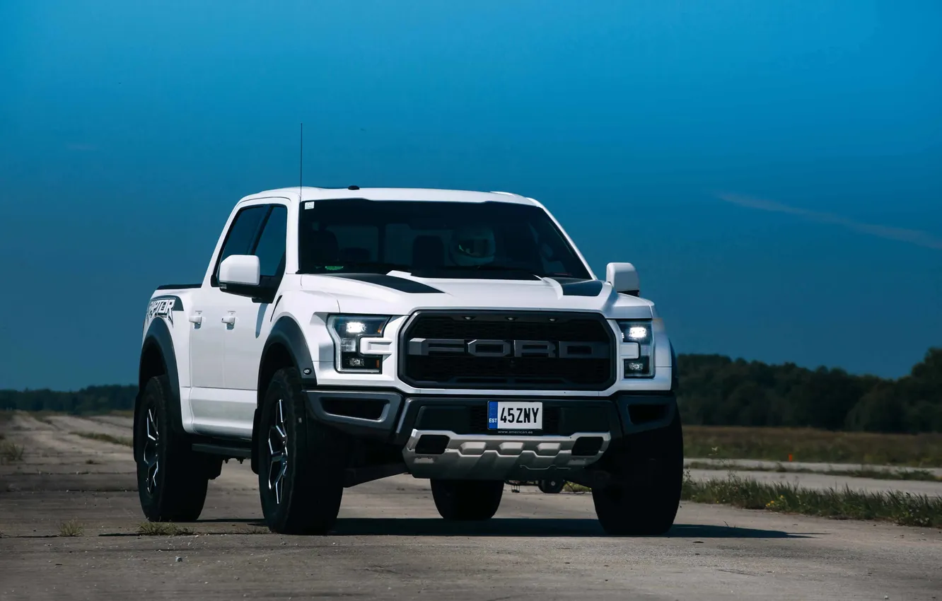 Photo wallpaper ford, front, f150, extreme, drive, exotic, fast, event