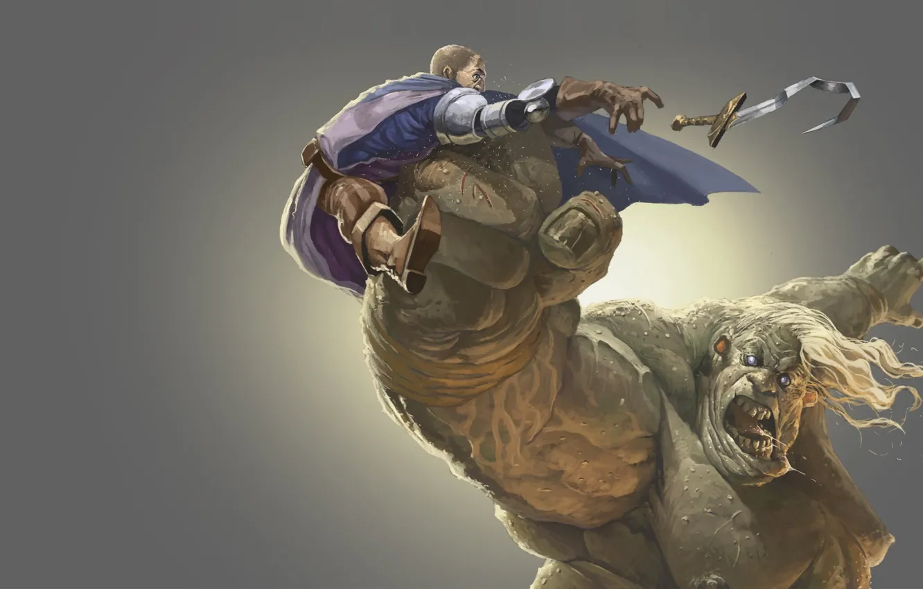 Photo wallpaper fight, the situation, art, fantasy, Gary Laib