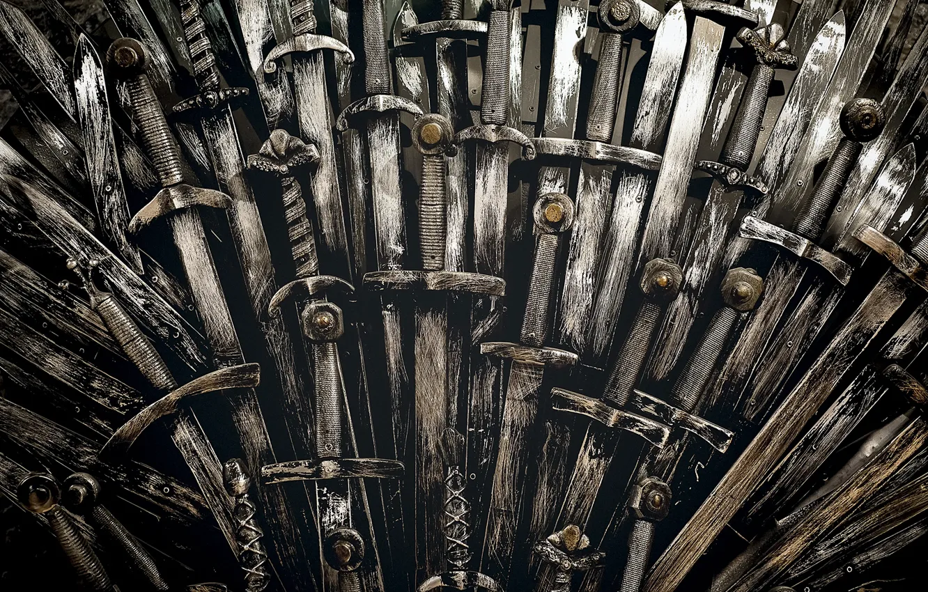 Photo wallpaper The throne, The Iron Throne, swords, games of thrones, Iron, Iron Throne, fantasy • fiction …