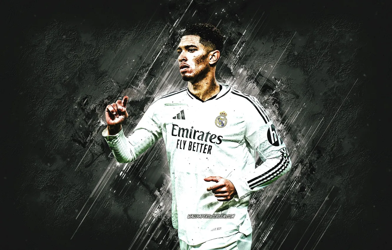 Photo wallpaper British, football, soccer, Real Madrid, Bellingham, Jude, Jude Bellingham