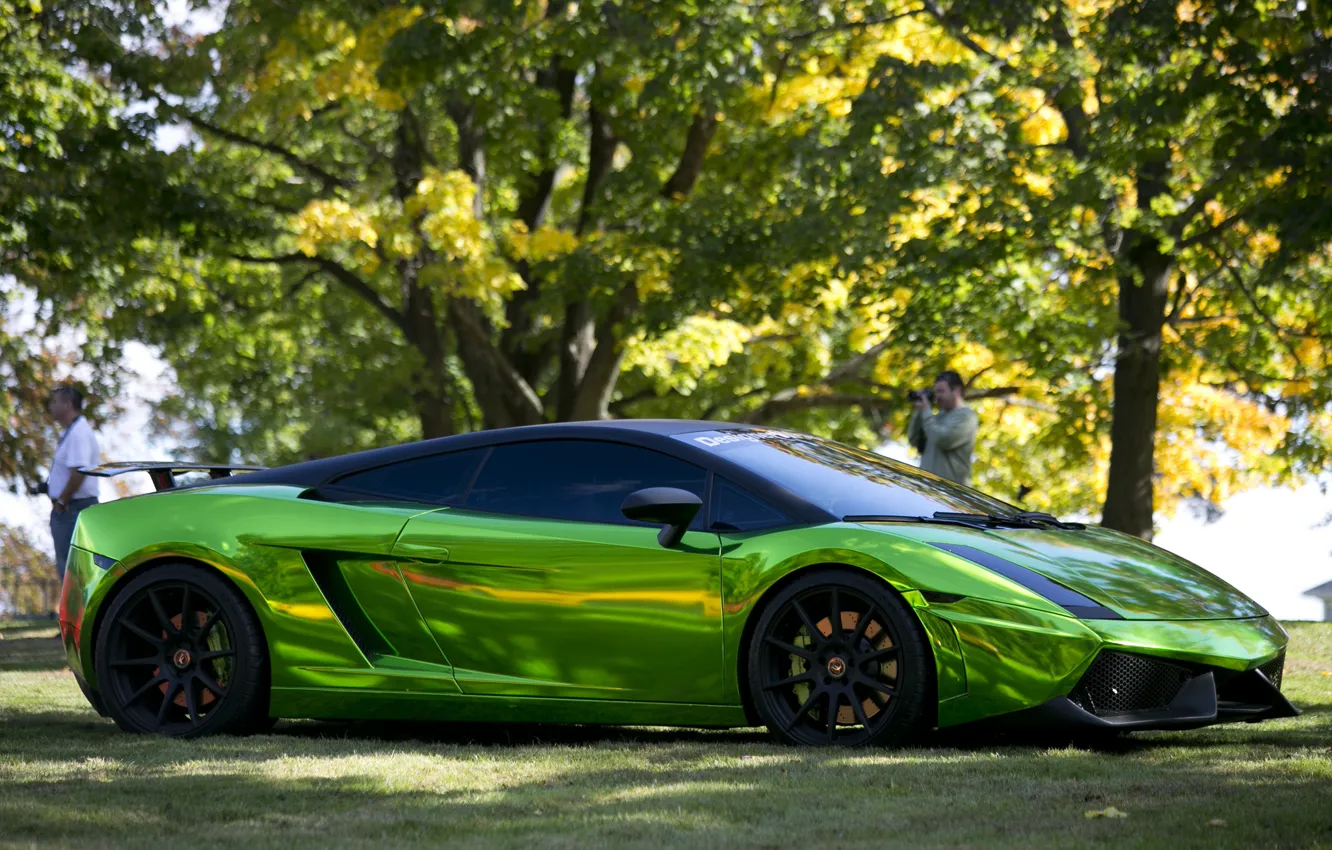 Photo wallpaper green, gallardo, lamborghini, design, Lamborghini, prior