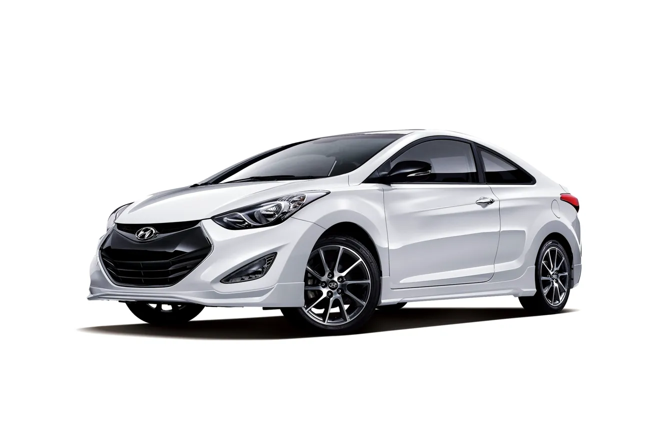 Photo wallpaper white, Hyundai, Elantra, 2015, Hyundai, Elantra, Avante