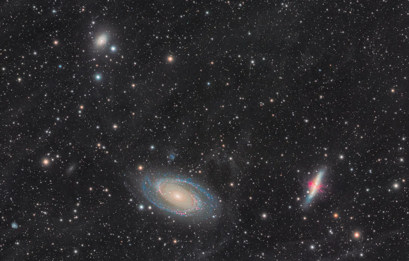Photo wallpaper the sky, space, stars, the universe, galaxy, space, astrophotography