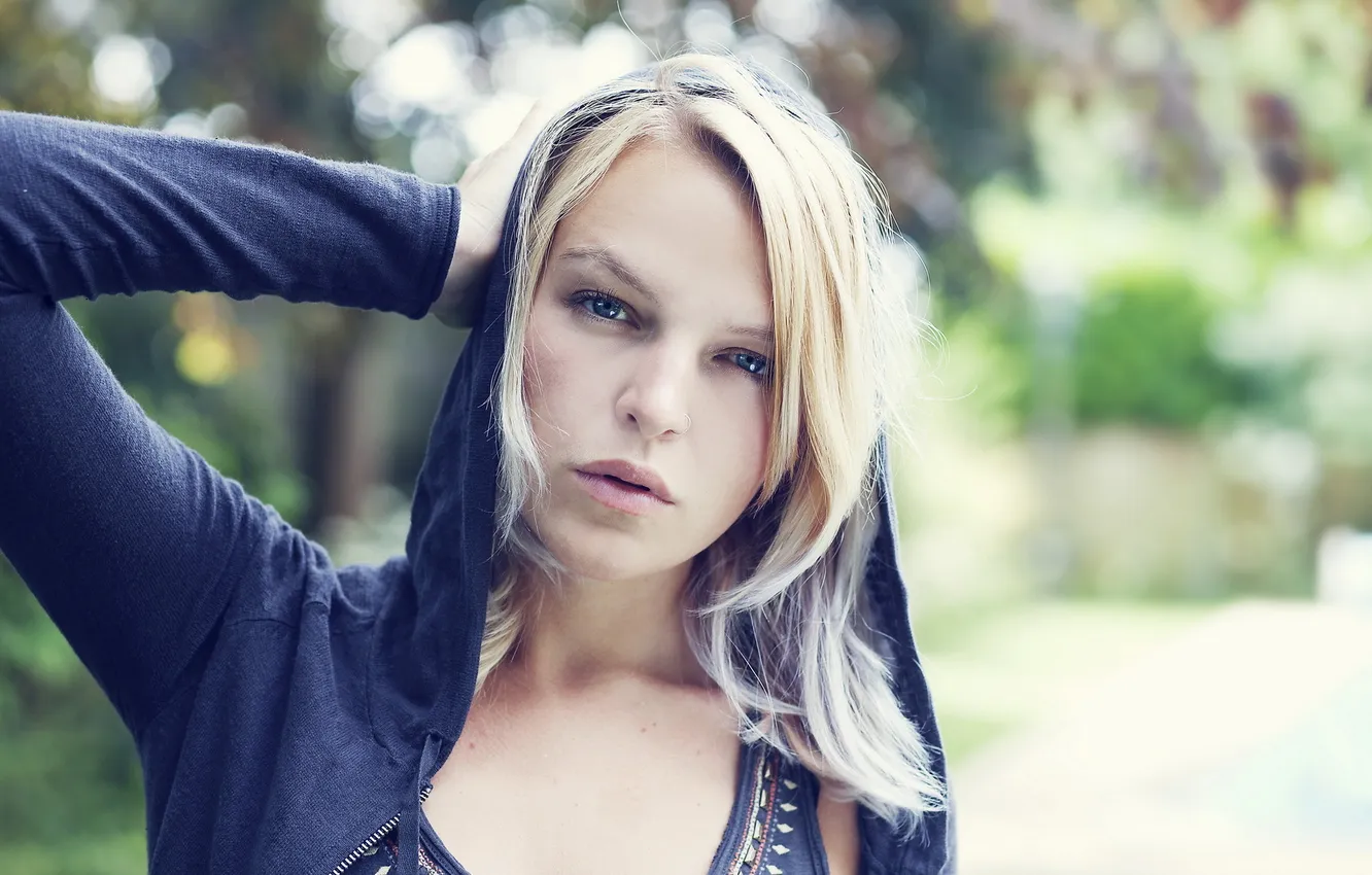 Photo wallpaper girl, background, portrait