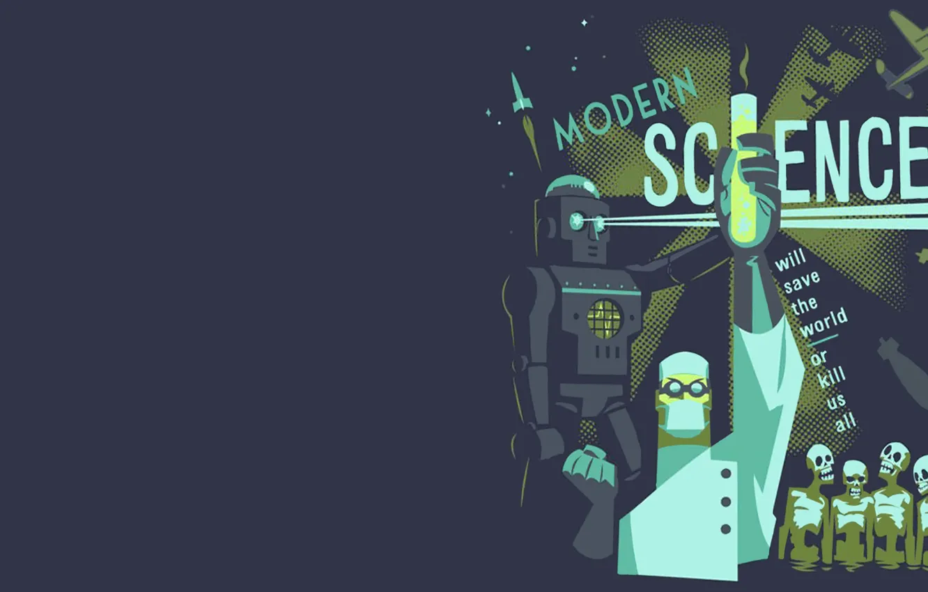 Photo wallpaper science, modern, salvation, or, death