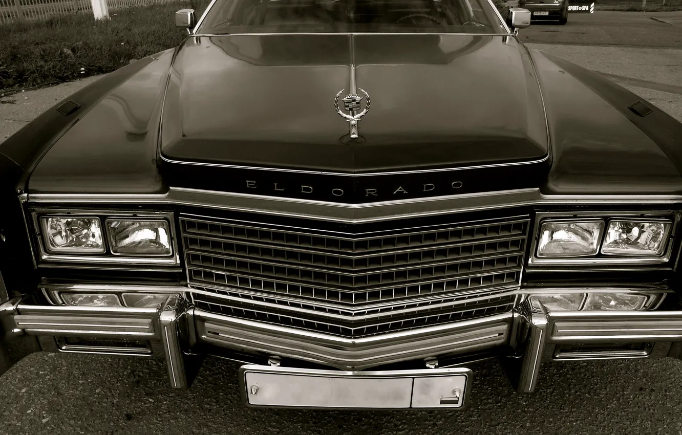 Photo wallpaper Retro, Machine, Grille, Lights, Cadillac Eldorado 1978