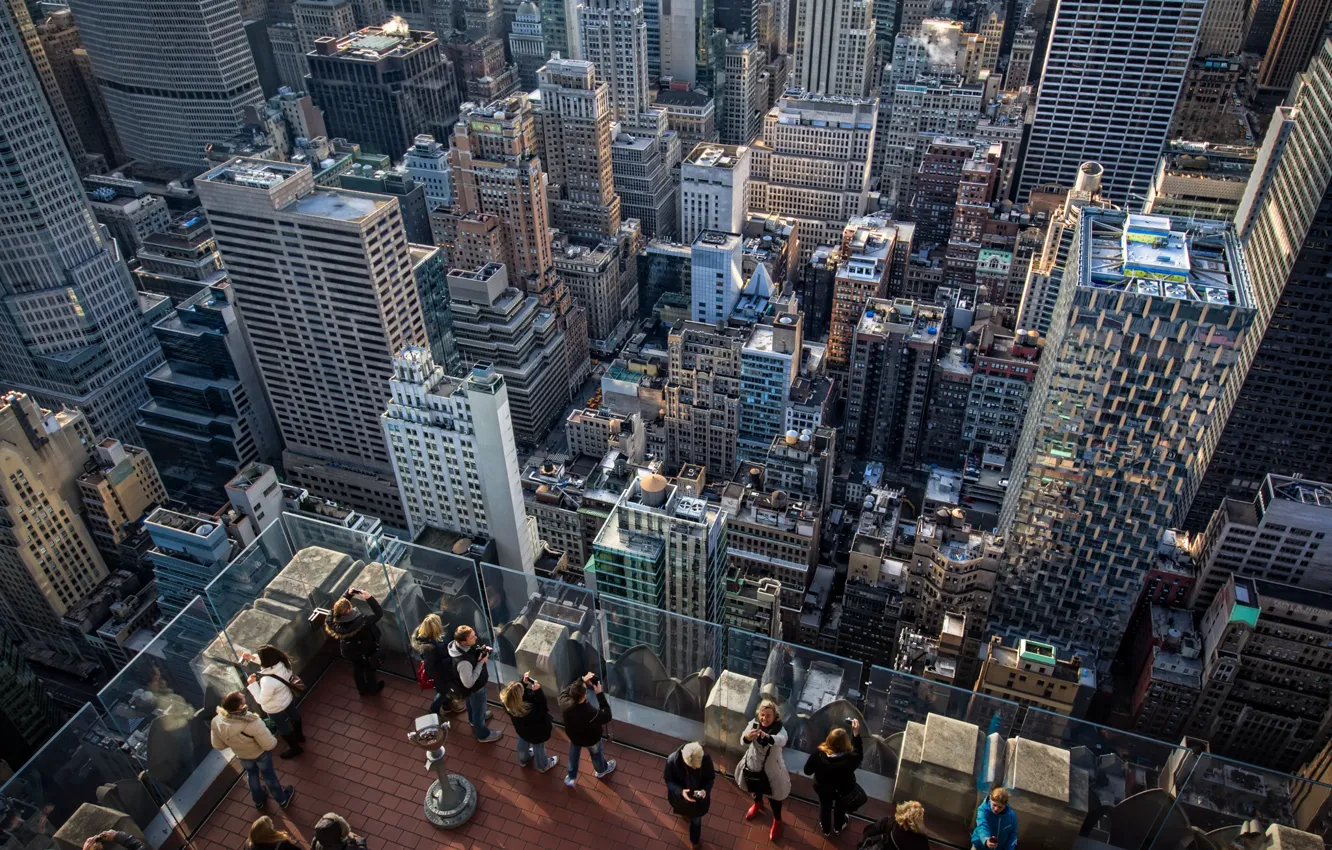 Photo wallpaper USA, United States, New York, Manhattan, NYC, New York City, people, america