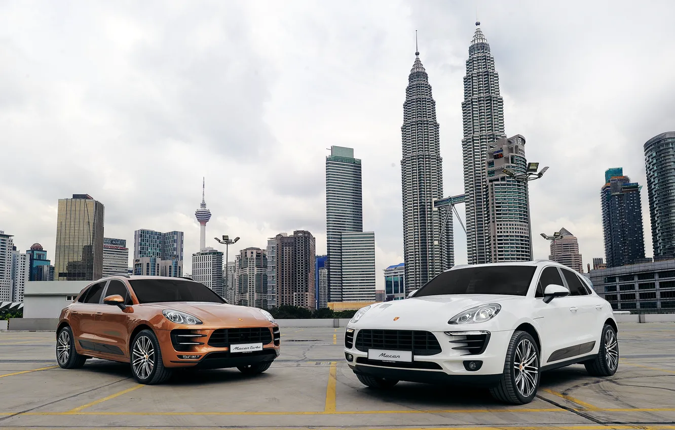 Photo wallpaper Porsche, Porsche, Macan, makan