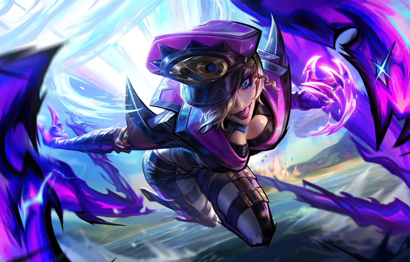 Photo wallpaper League of Legends, digital art, Riot Games, Evelynn, Video game, GZG, Soul Fighter