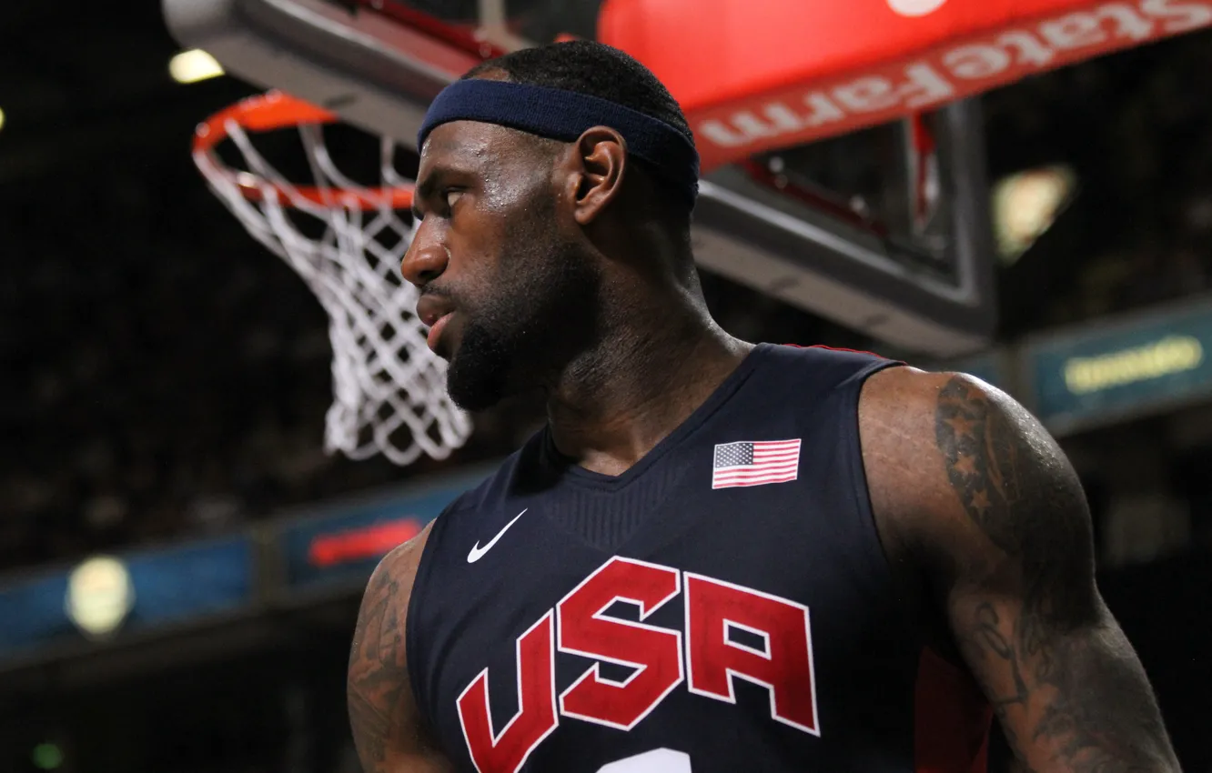 Photo wallpaper James, NBA, Miami Heat, LBJ