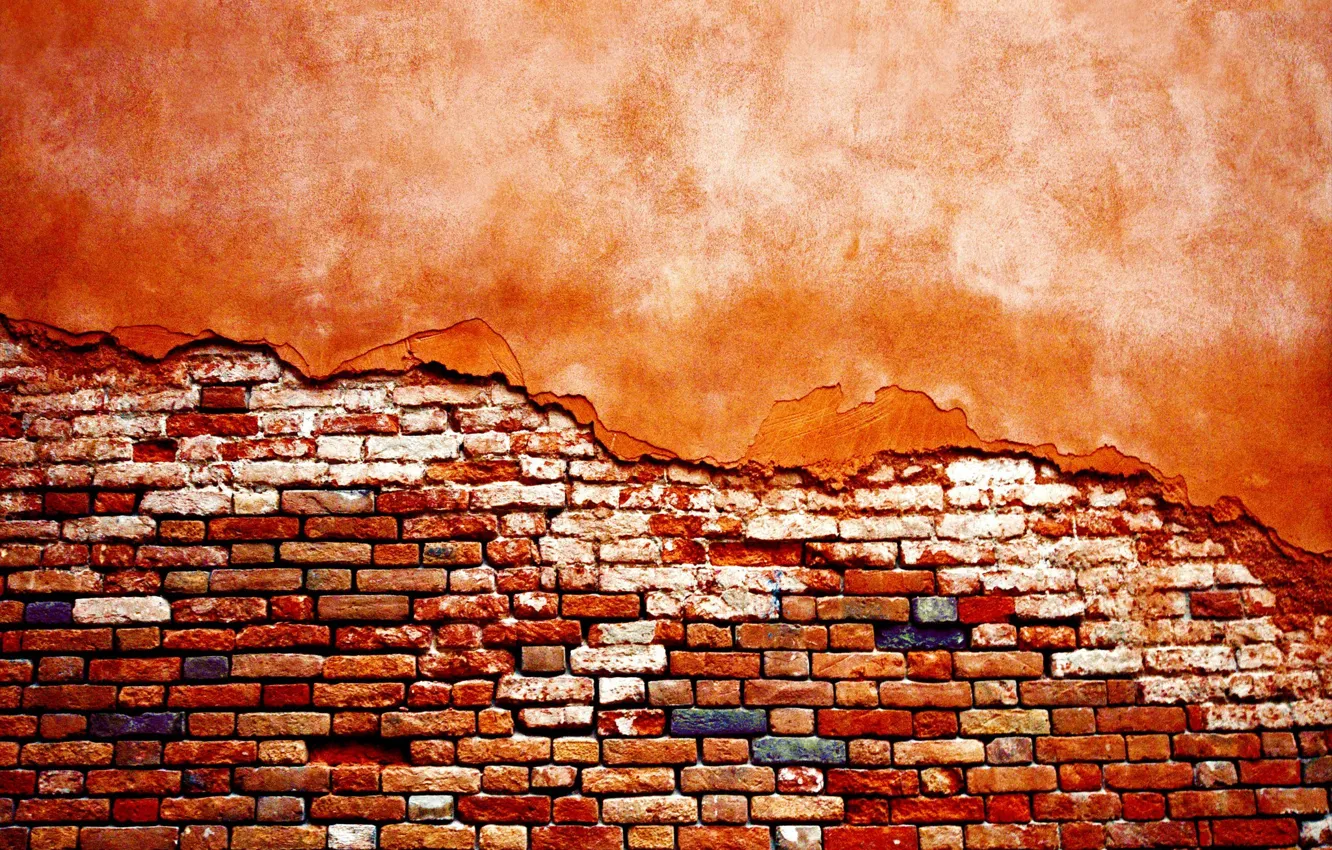 Photo wallpaper background, wall, brick