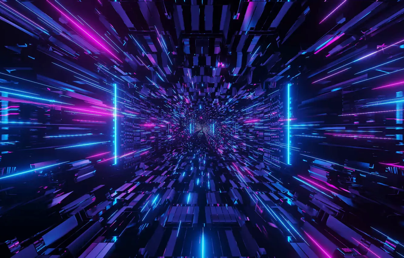 Photo wallpaper line, abstraction, geometry